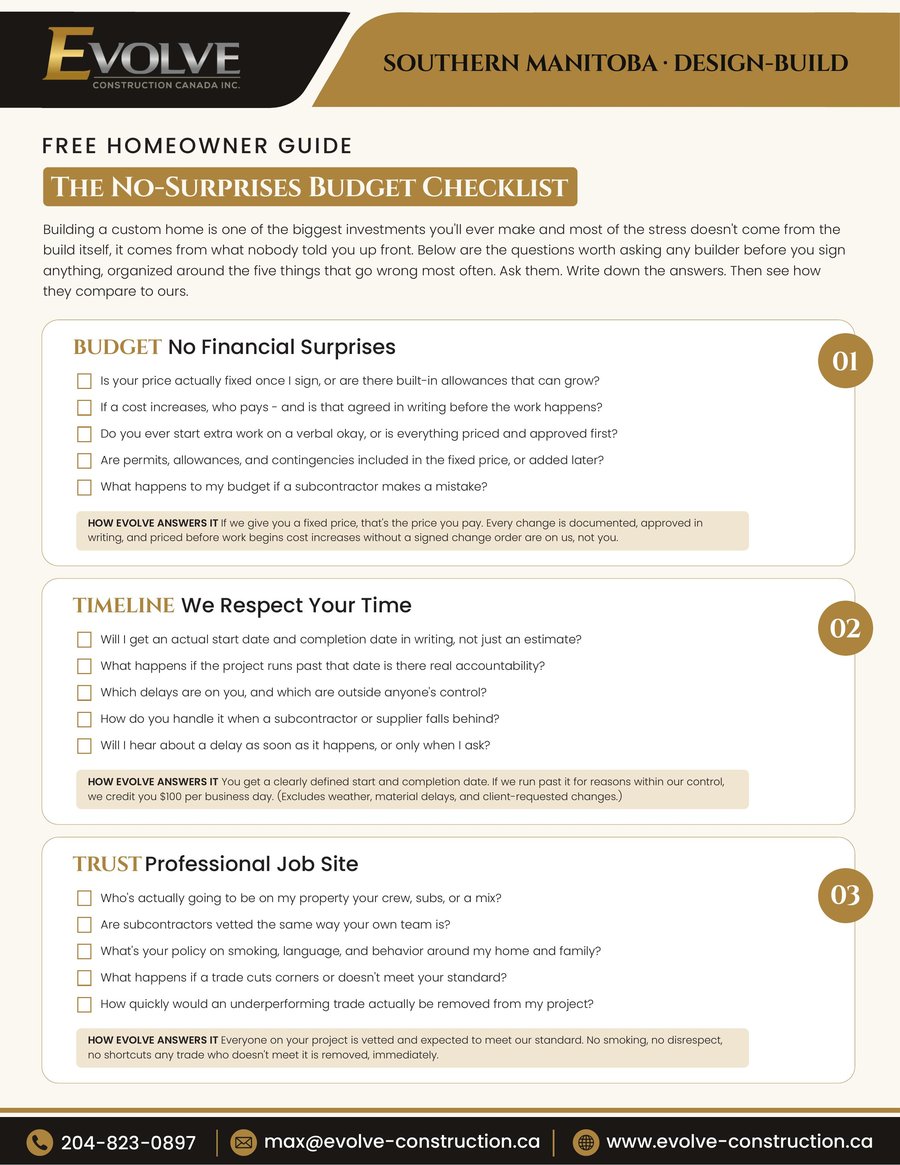 The No-Surprises Budget Checklist cover